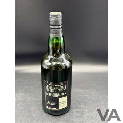 BROWN BROTHERS Wood Matured Reserve Port 750ml & the WINE SOCIETY Show Award 1979 Vintage Port Bin4