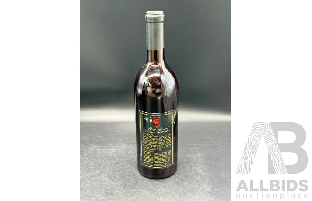 BROWN BROTHERS Wood Matured Reserve Port 750ml & the WINE SOCIETY Show Award 1979 Vintage Port Bin4