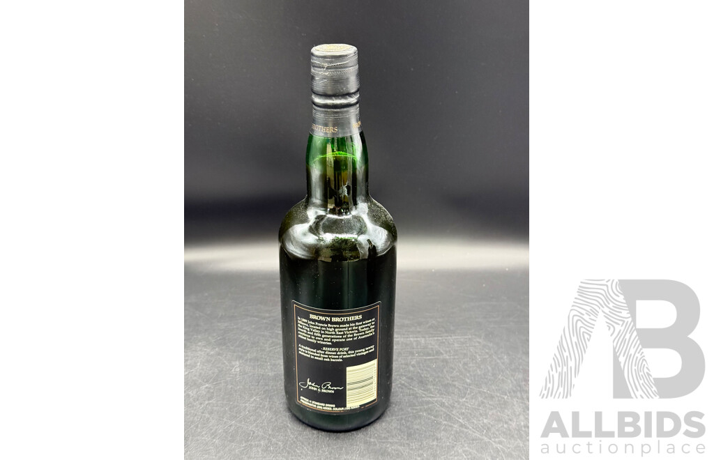 BROWN BROTHERS Wood Matured Reserve Port 750ml & the WINE SOCIETY Show Award 1979 Vintage Port Bin4