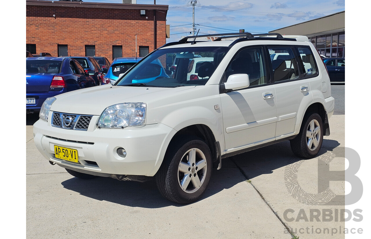 12/2003 Nissan X-Trail Ti (4x4) T30 4d Wagon White 2.5L