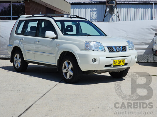 12/2003 Nissan X-Trail Ti (4x4) T30 4d Wagon White 2.5L