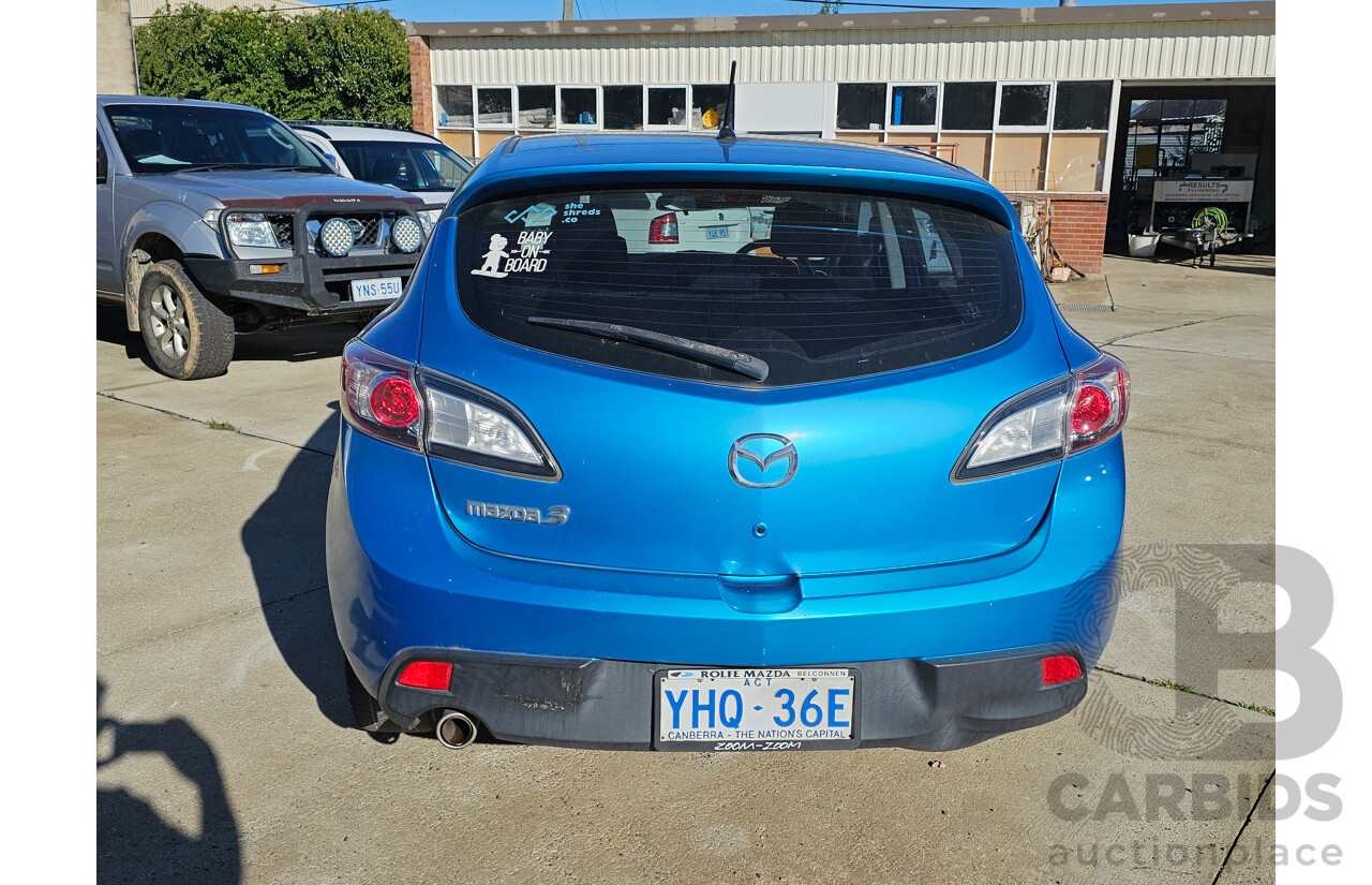 7/2011 Mazda Mazda3 NEO BL 10 UPGRADE 5d Hatchback Blue 2.0L