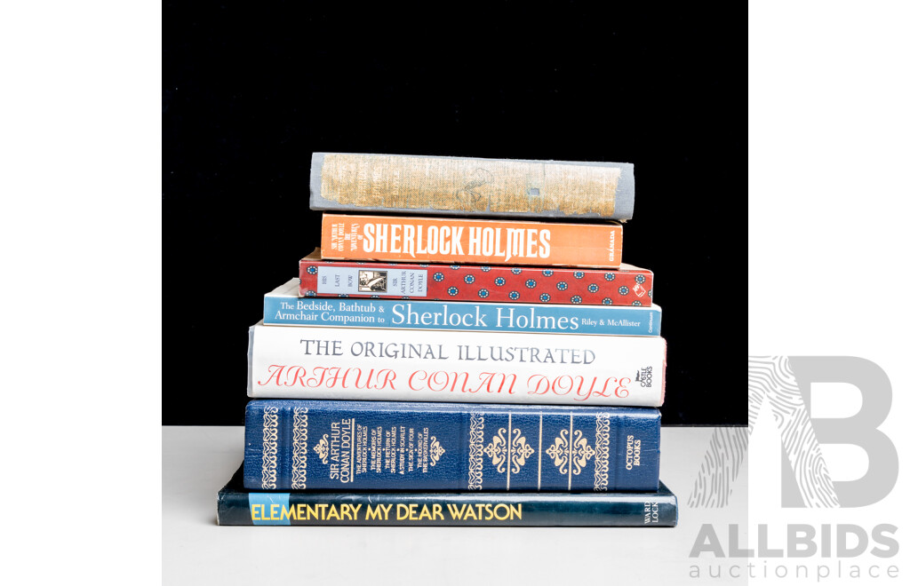 Collection Books Relating to Sherlock Holmes Including First Edition Memoirs of Sherlock Holmes, Harper & Brothers, 1894