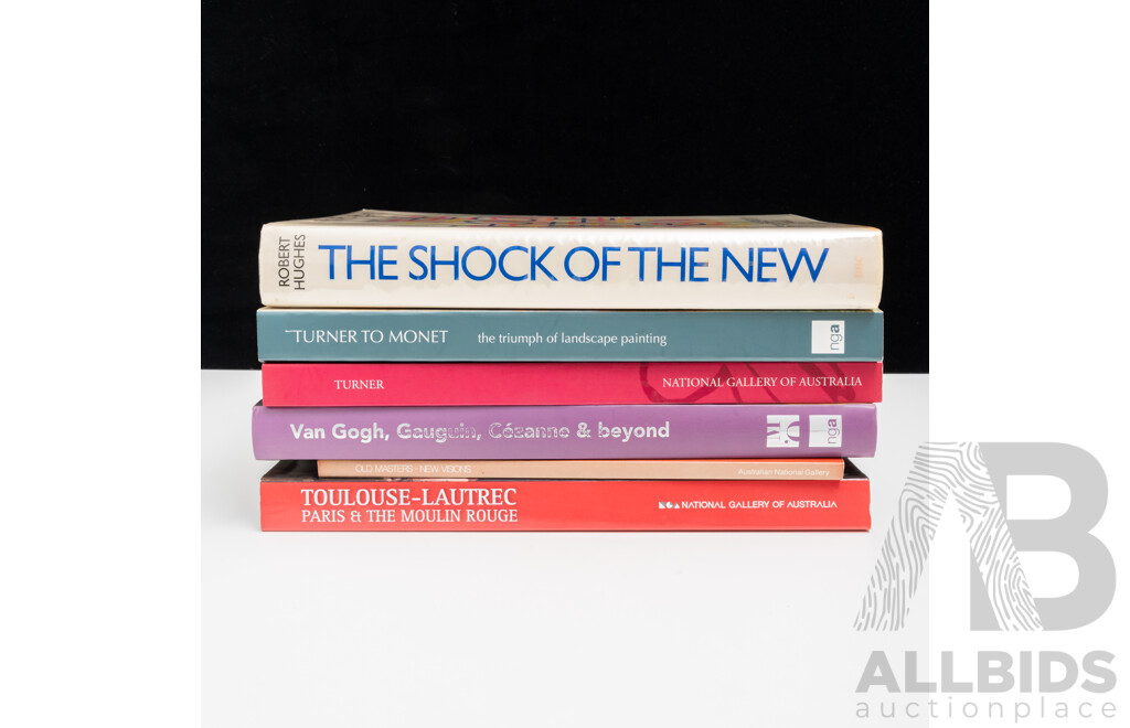 Collection Six Books Relating to Art Including NGA Publications and More