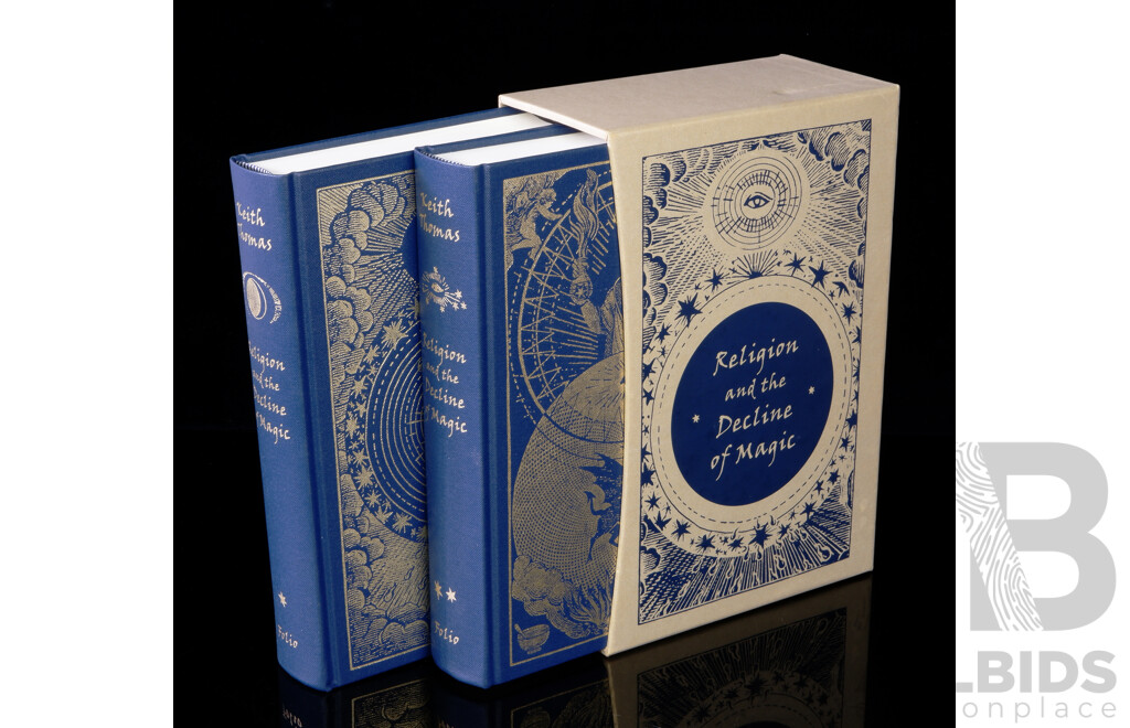 Religion and the Decline of Magic, Keith Thomas, Folio Society, 2012, Two Volume Hardcover with Slipcase