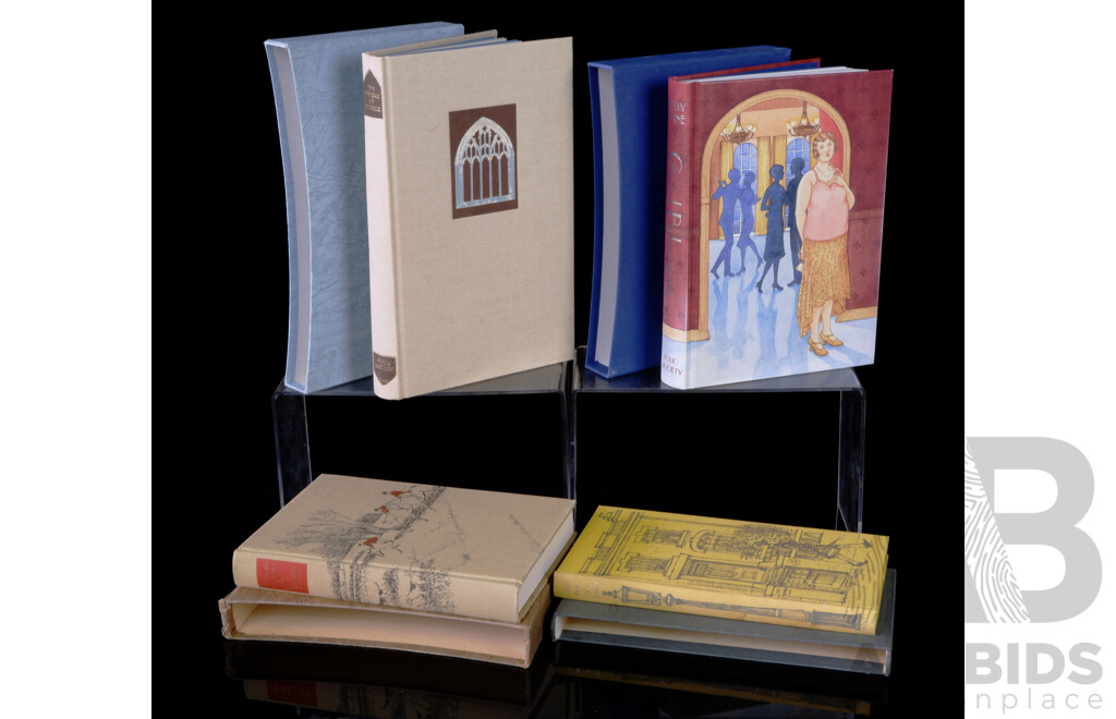 Collection Four Folio Society Titles Including Good Behaviour by Molly Keane 2012, All Hardcovers in Slipcases