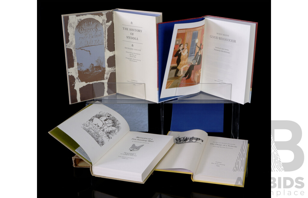 Collection Four Folio Society Titles Including Good Behaviour by Molly Keane 2012, All Hardcovers in Slipcases