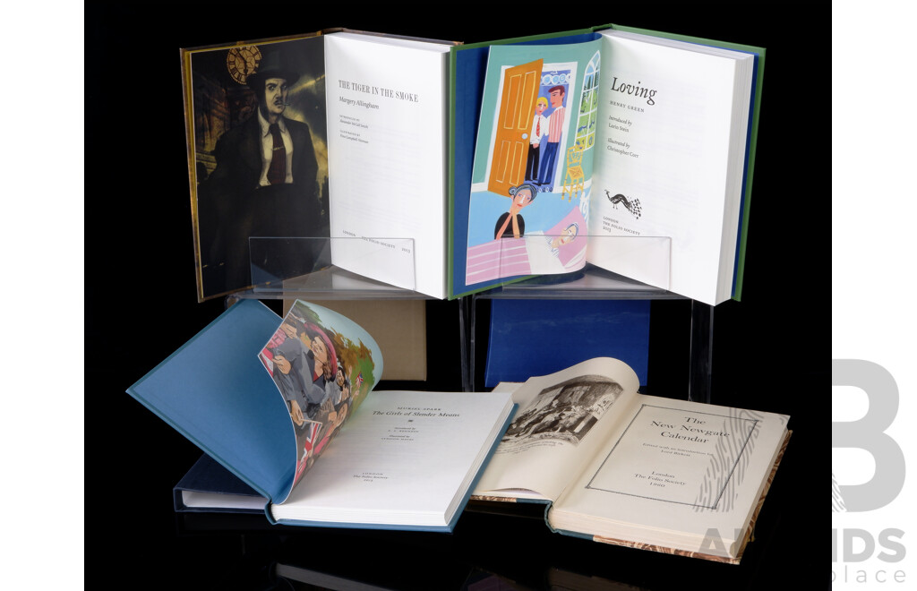 Collection Four Folio Society Titles Including  Loving by Henry Green, 2013, All Hardcovers in Slipcases