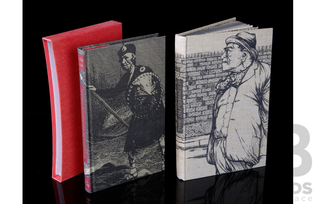 The Informer by L O'Flaherty, 1962 &  Poetic Gems by W McGonagall, Both Folio Society Hardcovers