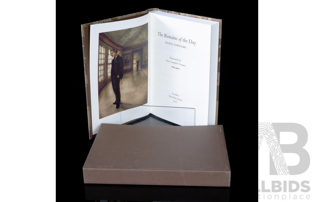 The Remains of the Day, Kazuo Ishiguro, Folio Society, 2103, Hardcover in Slipcase