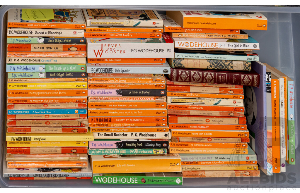 Collection P G Wodehouse Stories, Novels Etc, Mostly Penguin Softcovers