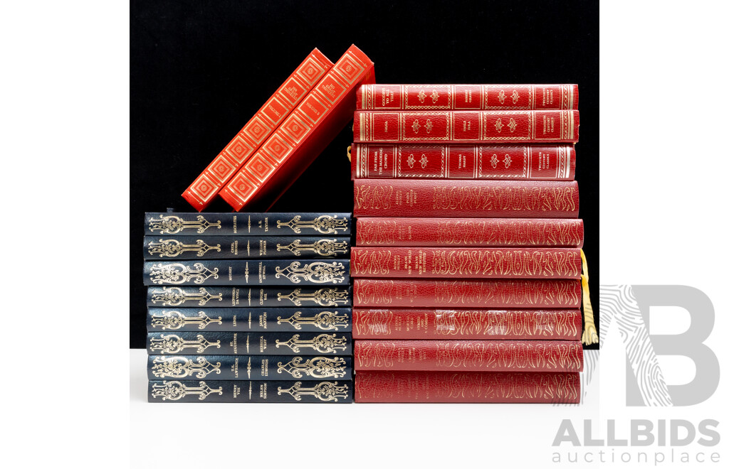 Collection Fancy Binding Books Including Herron Men of Destiny Series and More