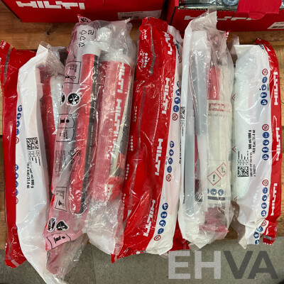 HILTI 500ML HIT-HY 200-R V3 Adhesive Anchor X8 & HILTI HAS-U 5.8 M16x190mm Anchor Rod X 6