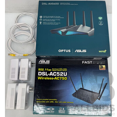 ASUS Wireless Modem Routers - Lot of 2