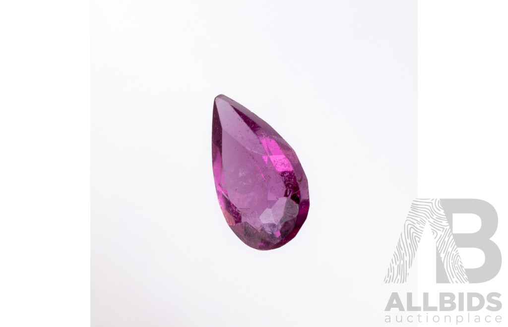 Pink Tourmaline, (14) Untreated Pear Cut Gemstones, 3.05ct