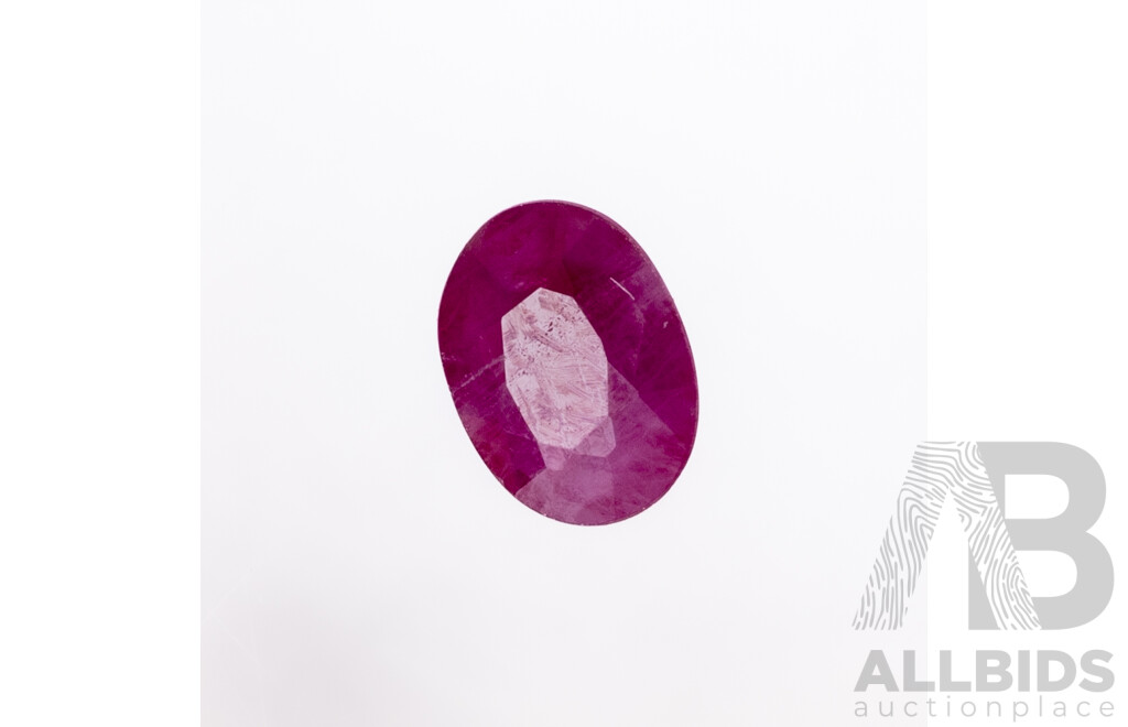 Ruby (17) Natural Untreated Oval Cut Gemstones, 5.05ct