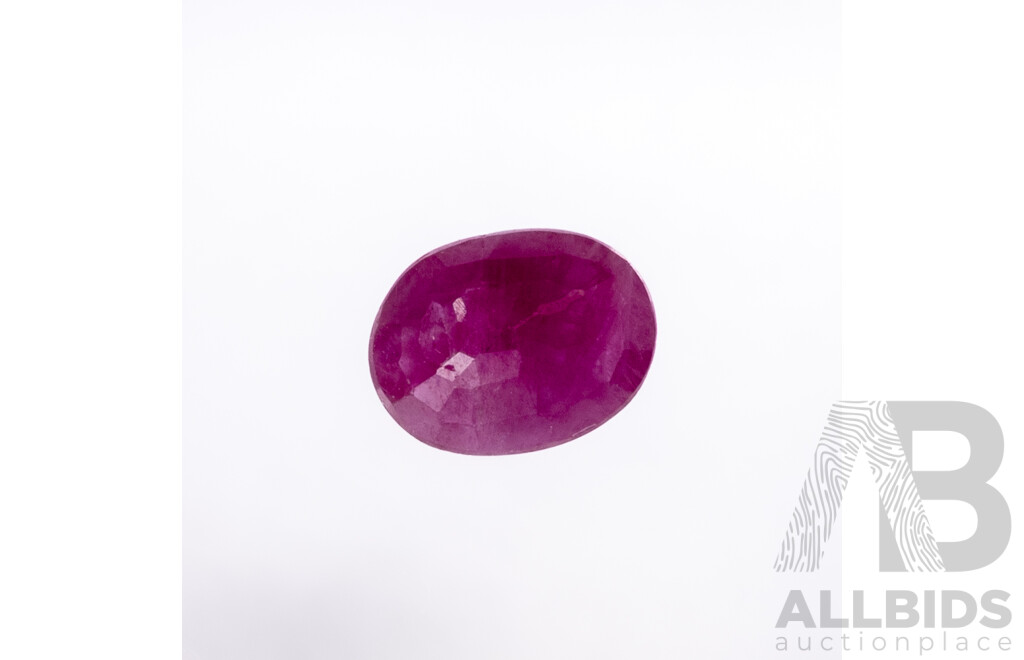 Ruby (17) Natural Untreated Oval Cut Gemstones, 5.05ct