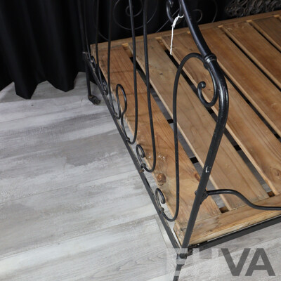 Vintage Cast Iron French Style Day Bed