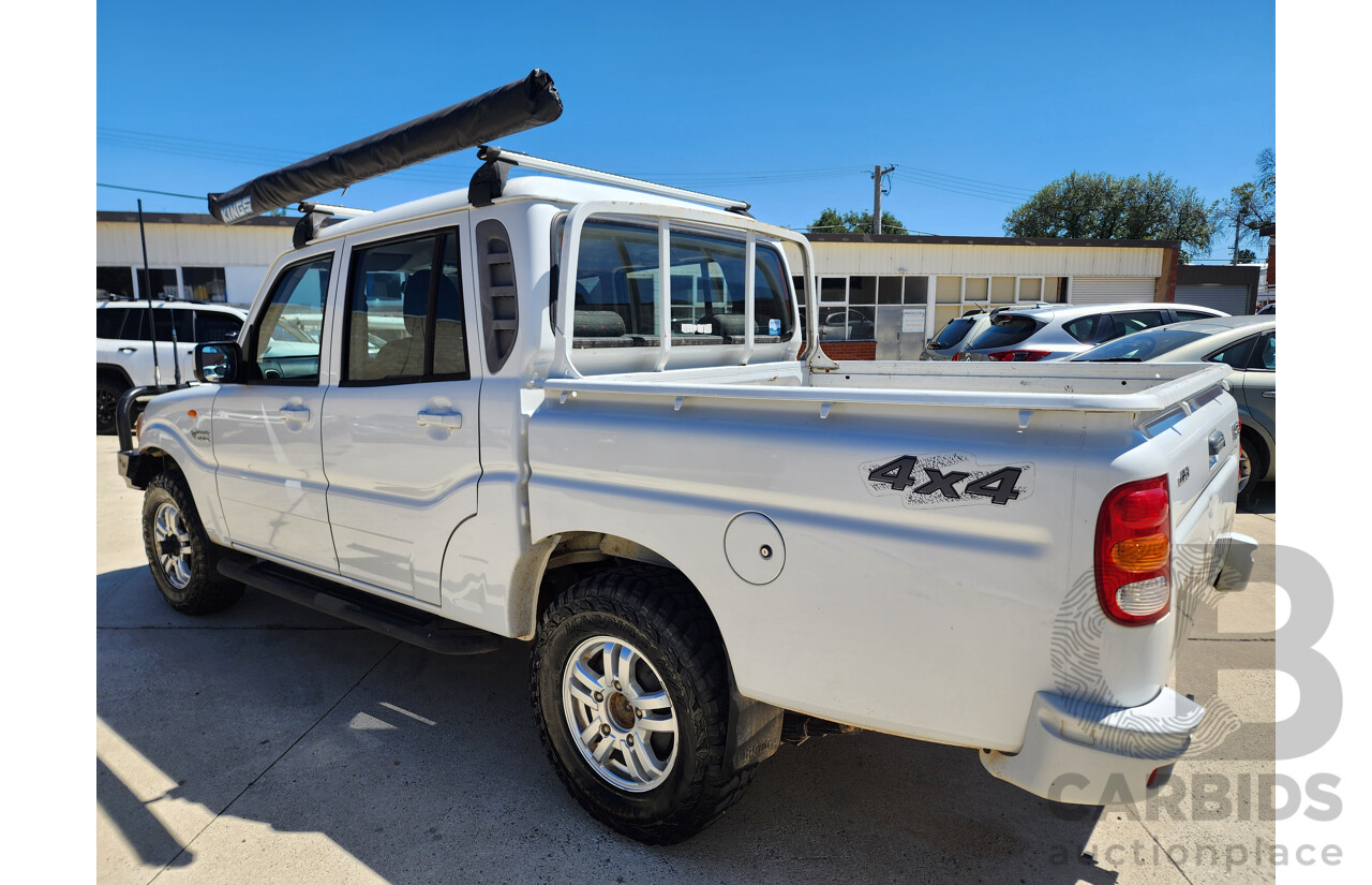 7/2013 Mahindra Pik-Up (4x4) S5 11 UPGRADE Double Cab Utility White 2.2L