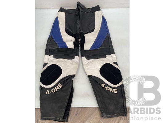 A-One Leather Motorcycle Pants