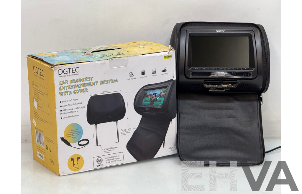 DGTEC Car Headrest Entertainment System
