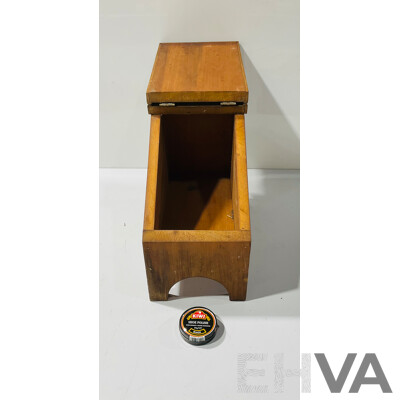 Small Timber Trunk and Shoe Shine Box