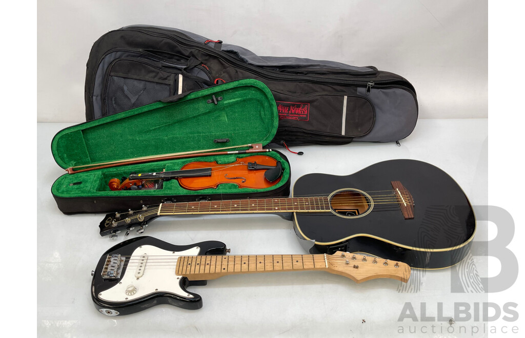 Assorted String Instruments - Lot of 3