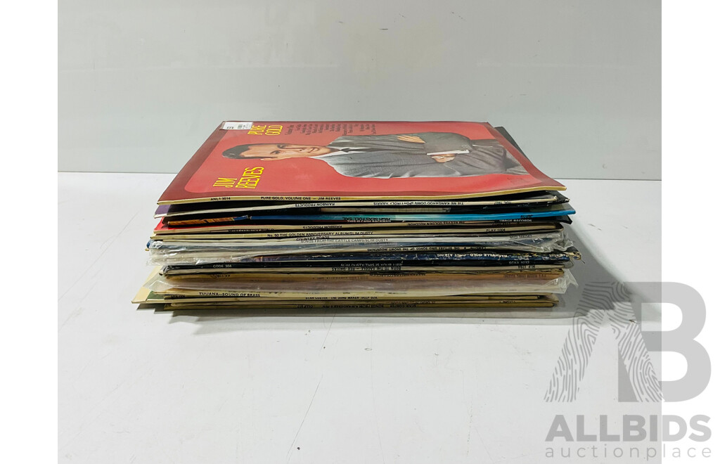 Collection of 12” Vinyl Records From Several Genres