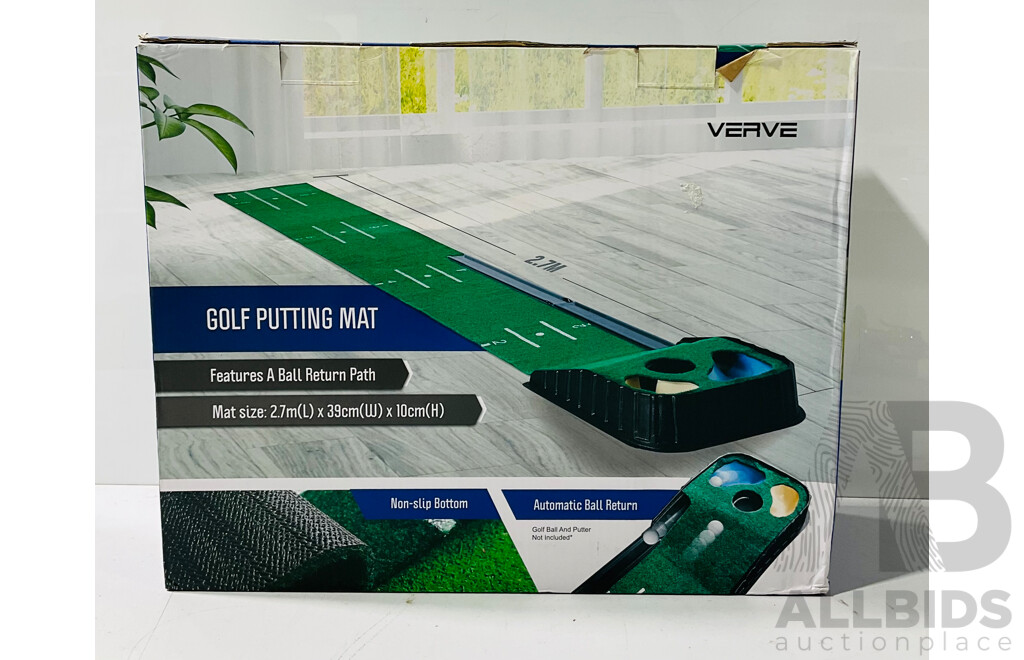 Verve Golf Putting Mat in Original Box