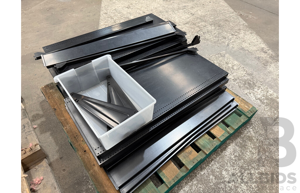 Store/Warehouse Gondola Shelving Unit - Single Bay