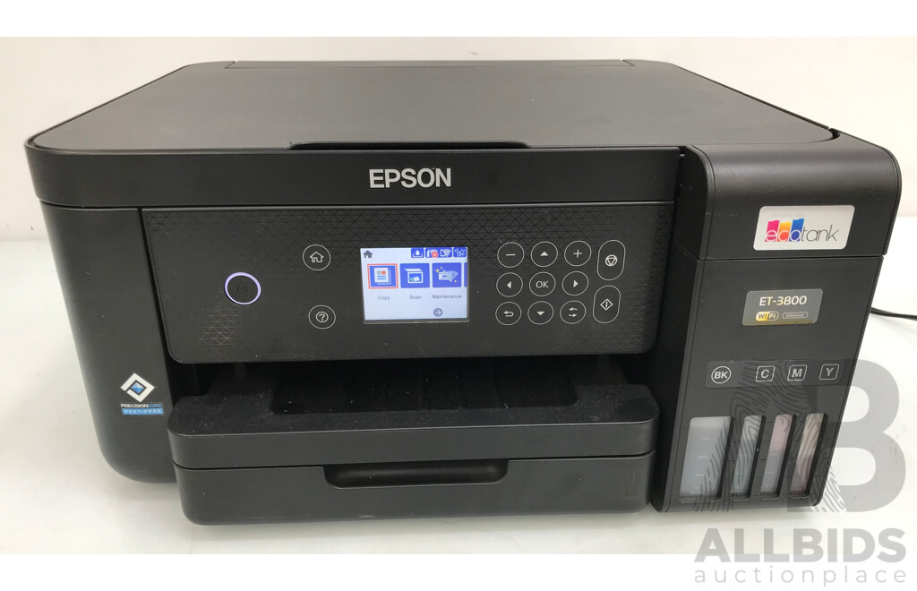 Epson (ET-3800) EcoTank 4 Colour Multifunction Printer