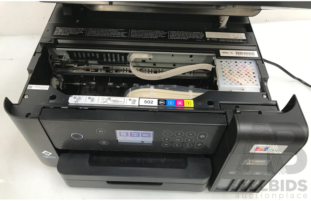 Epson (ET-3800) EcoTank 4 Colour Multifunction Printer