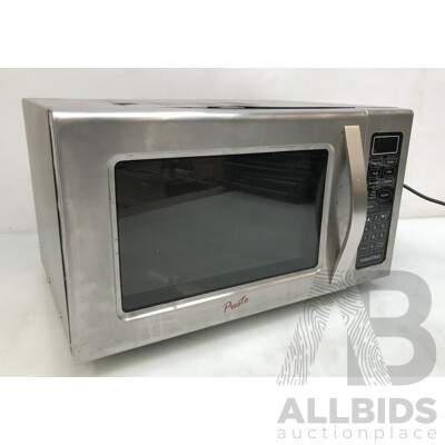 Presto 25L Stainless Steel Digital Microwave Oven