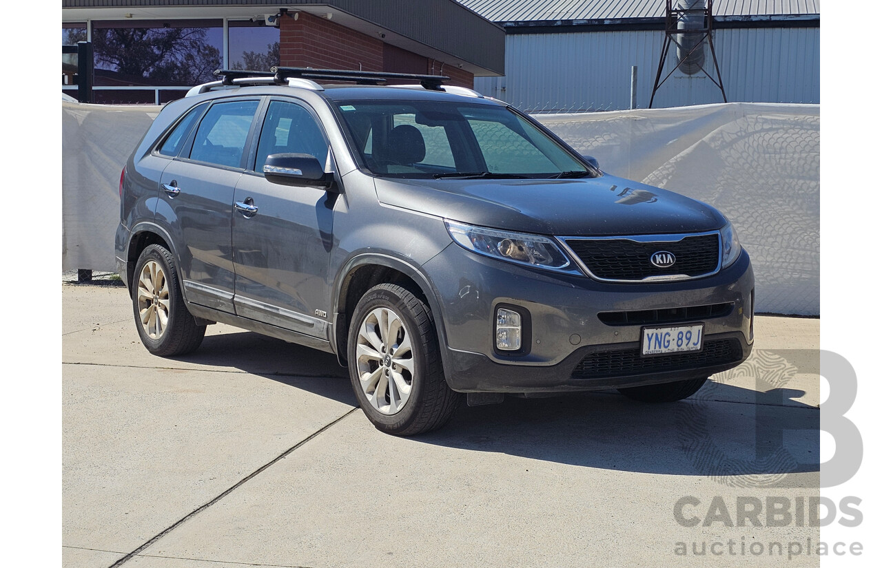 9/2013 Kia Sorento SLi (4x4) XM MY13 4d Wagon Grey 2.2L