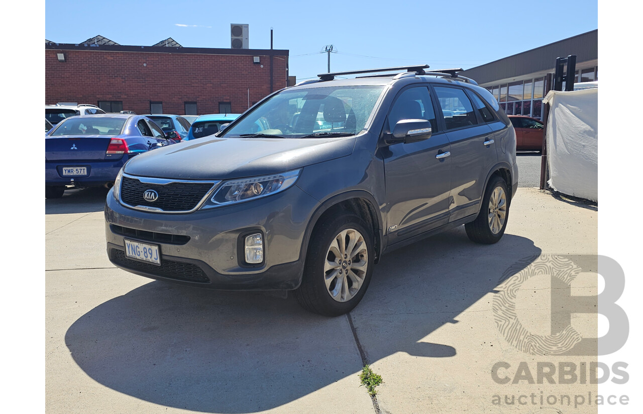 9/2013 Kia Sorento SLi (4x4) XM MY13 4d Wagon Grey 2.2L