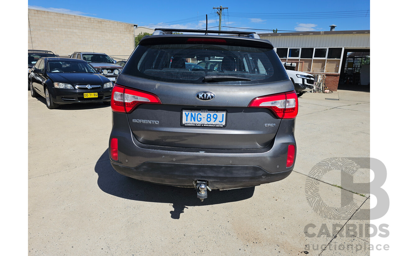 9/2013 Kia Sorento SLi (4x4) XM MY13 4d Wagon Grey 2.2L