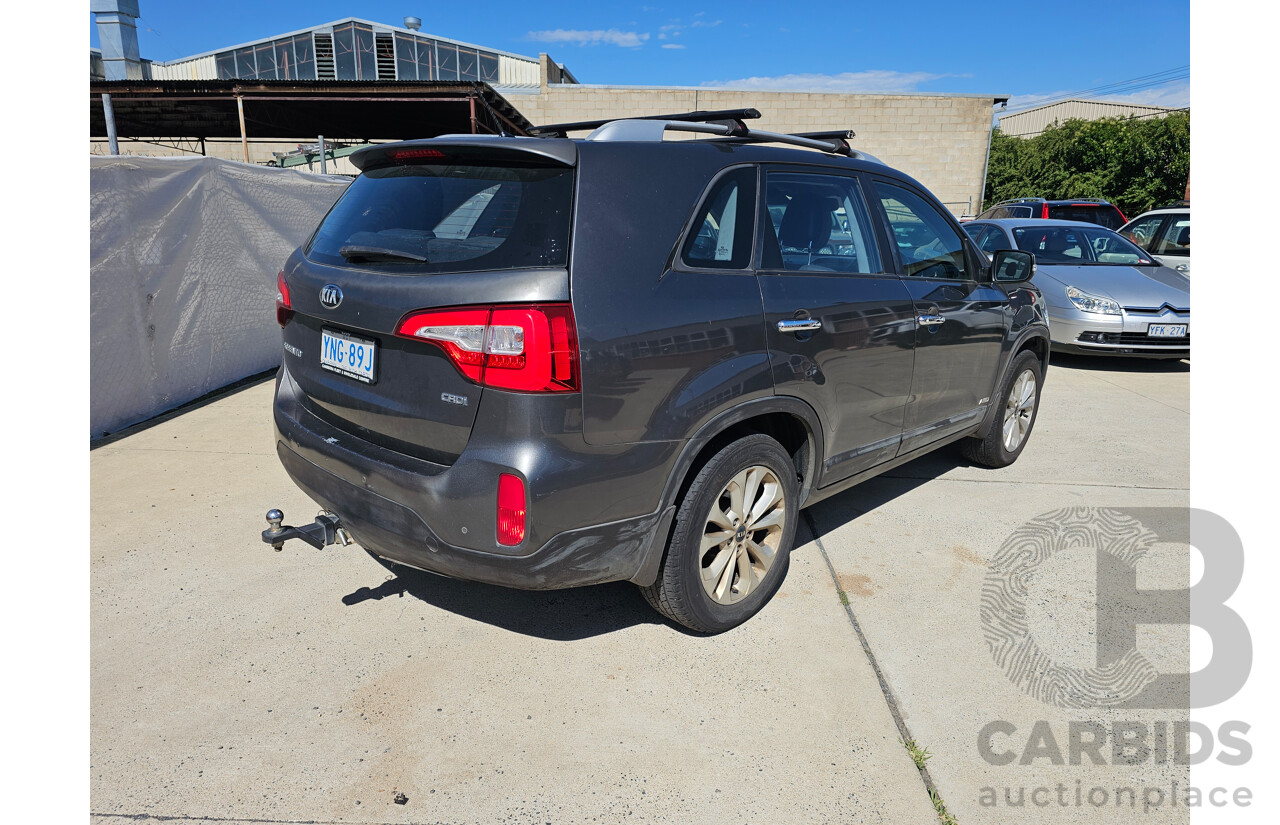 9/2013 Kia Sorento SLi (4x4) XM MY13 4d Wagon Grey 2.2L