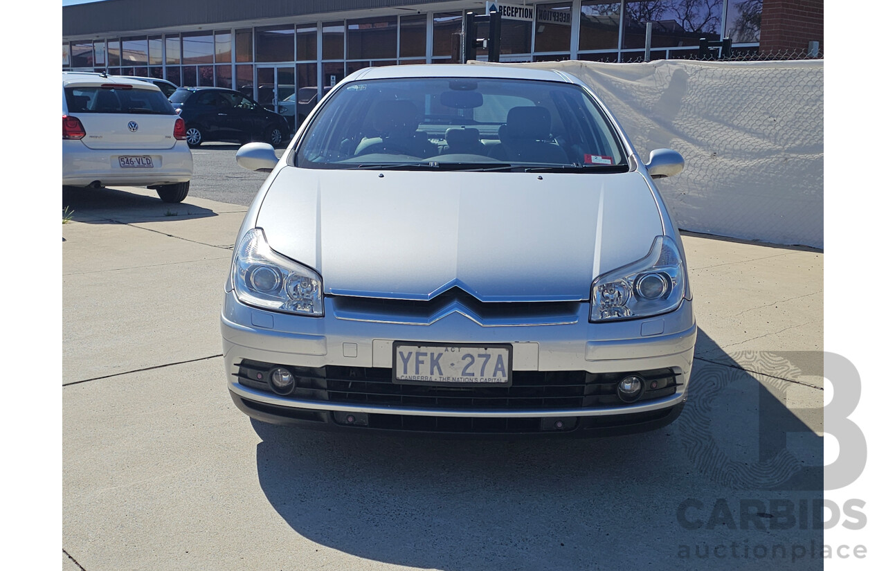 5/2007 Citroen C5 SX 2.2 HDI TWIN Turbo  4d Sedan Silver 2.2L