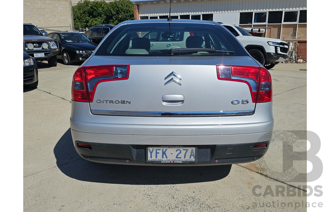 5/2007 Citroen C5 SX 2.2 HDI TWIN Turbo  4d Sedan Silver 2.2L