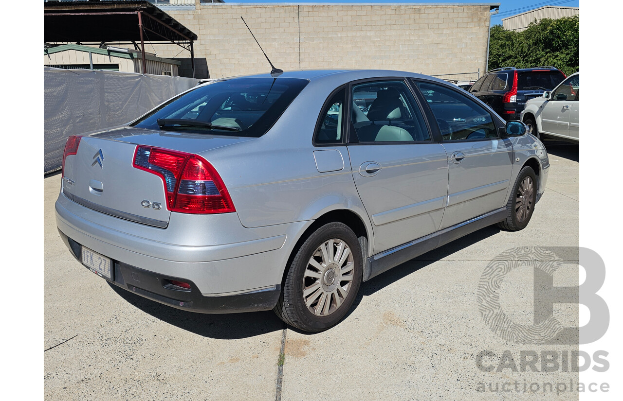 5/2007 Citroen C5 SX 2.2 HDI TWIN Turbo  4d Sedan Silver 2.2L