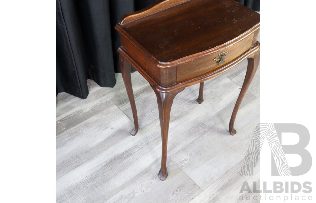 Pair of Art Deco Single Drawer Bedsides