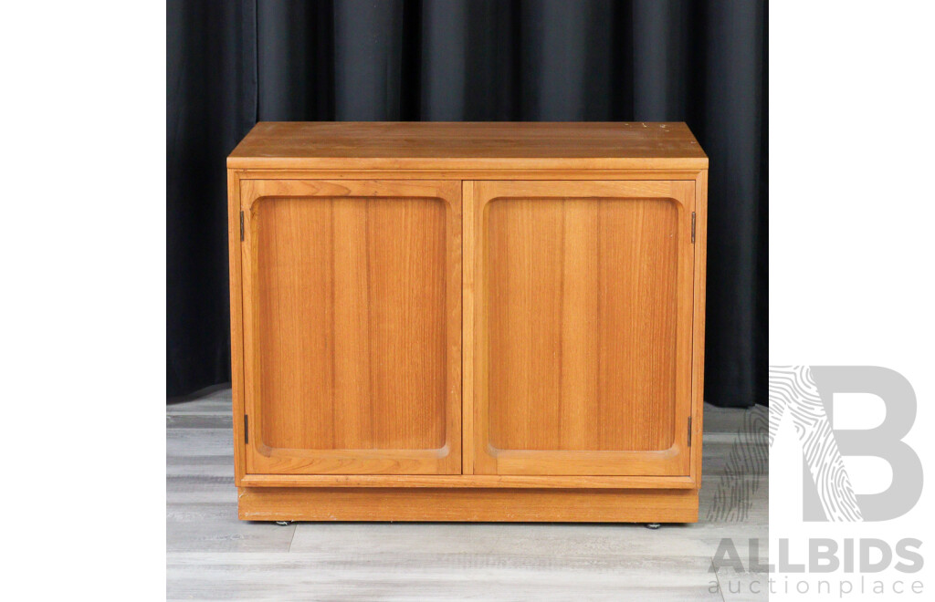 Teak Two Door Cabinet by Chiswell