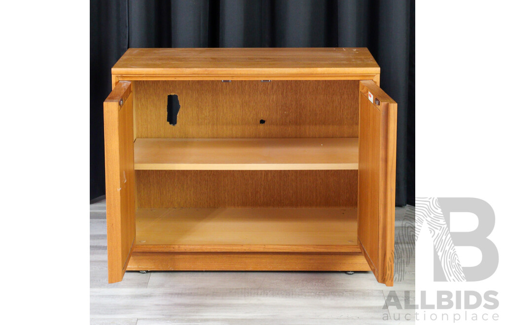 Teak Two Door Cabinet by Chiswell