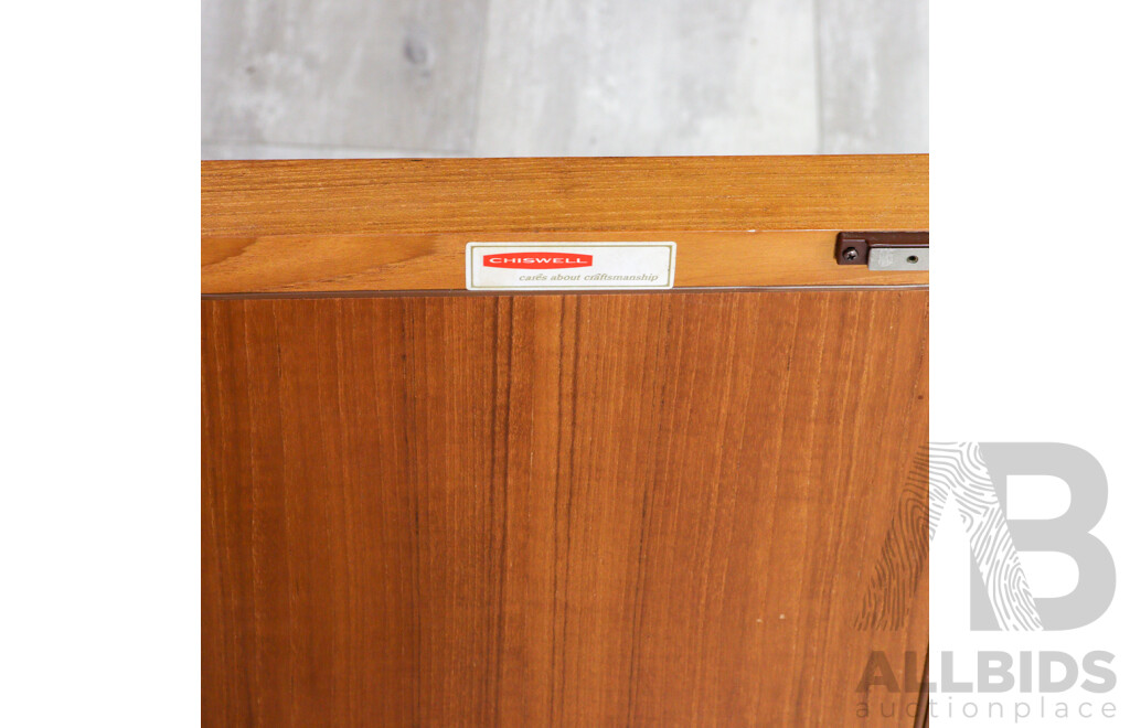 Teak Two Door Cabinet by Chiswell