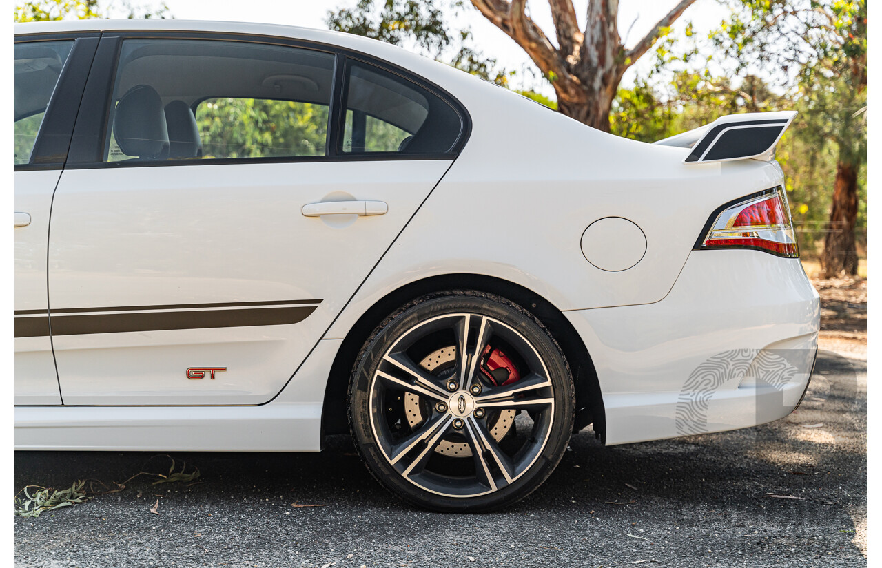 5/2012 Ford Performance Vehicles FPV GT 335 Boss FG MK2 Build No.0960 4d Sedan Winter White Supercharged V8 5.0L