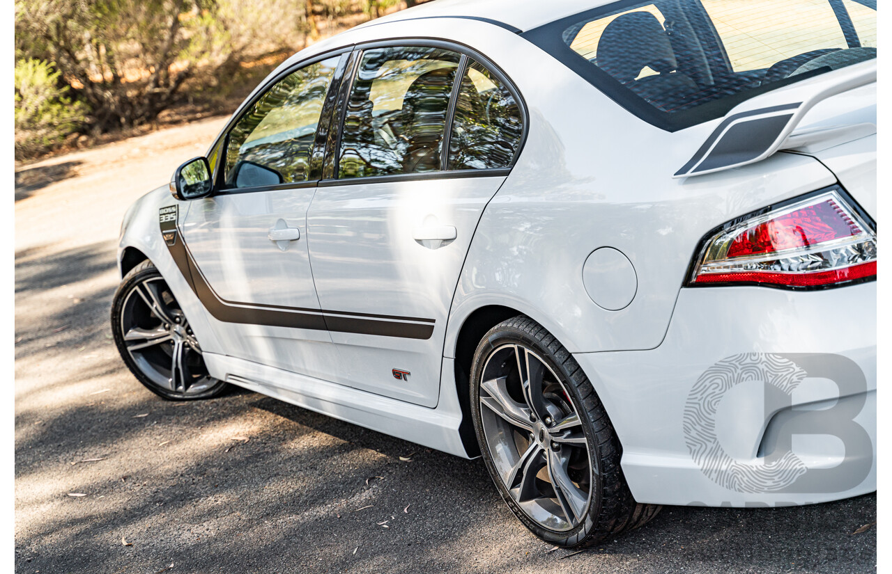 5/2012 Ford Performance Vehicles FPV GT 335 Boss FG MK2 Build No.0960 4d Sedan Winter White Supercharged V8 5.0L