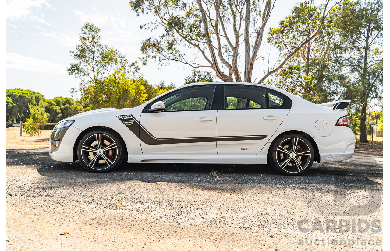 5/2012 Ford Performance Vehicles FPV GT 335 Boss FG MK2 Build No.0960 4d Sedan Winter White Supercharged V8 5.0L