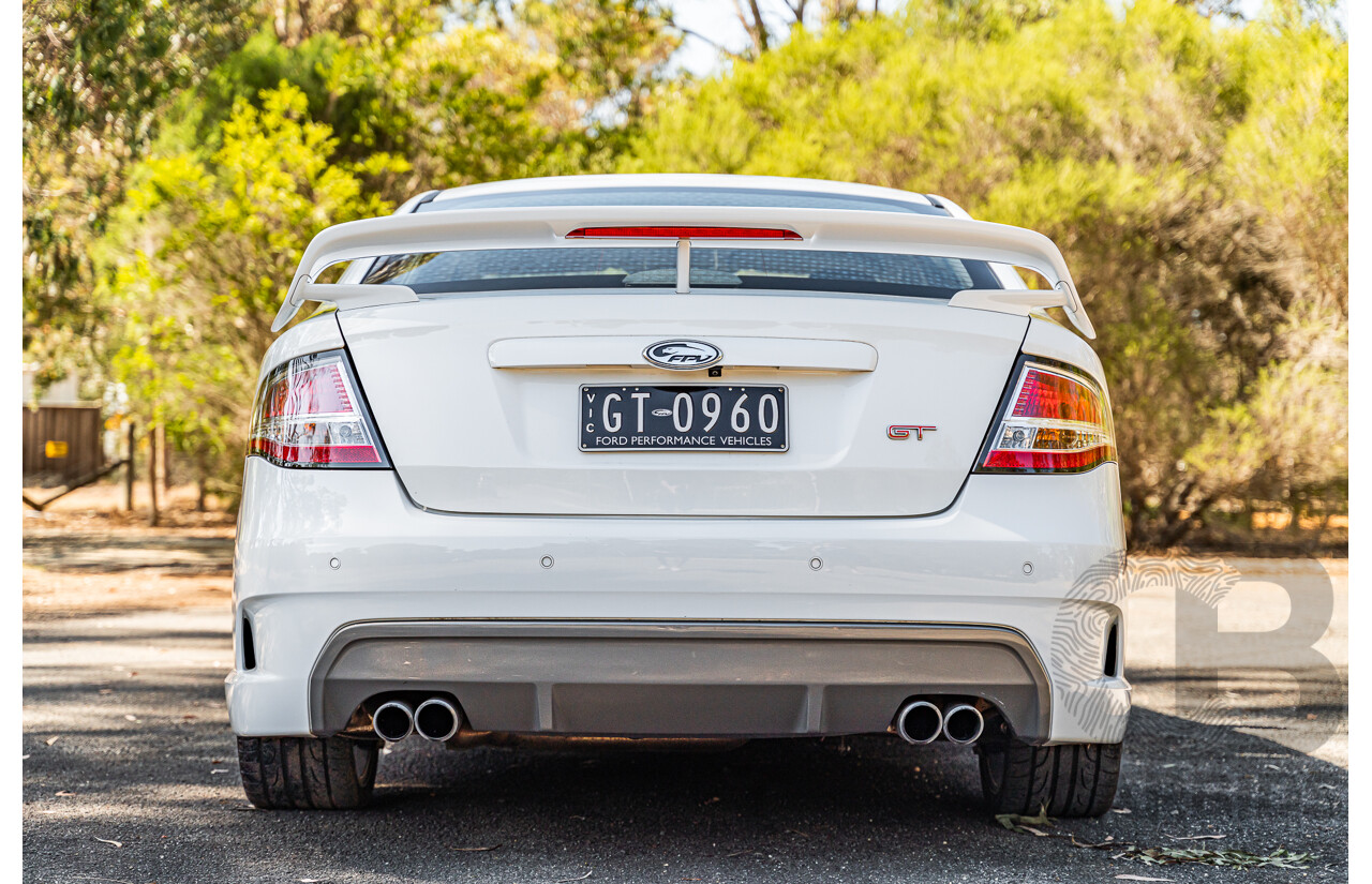 5/2012 Ford Performance Vehicles FPV GT 335 Boss FG MK2 Build No.0960 4d Sedan Winter White Supercharged V8 5.0L