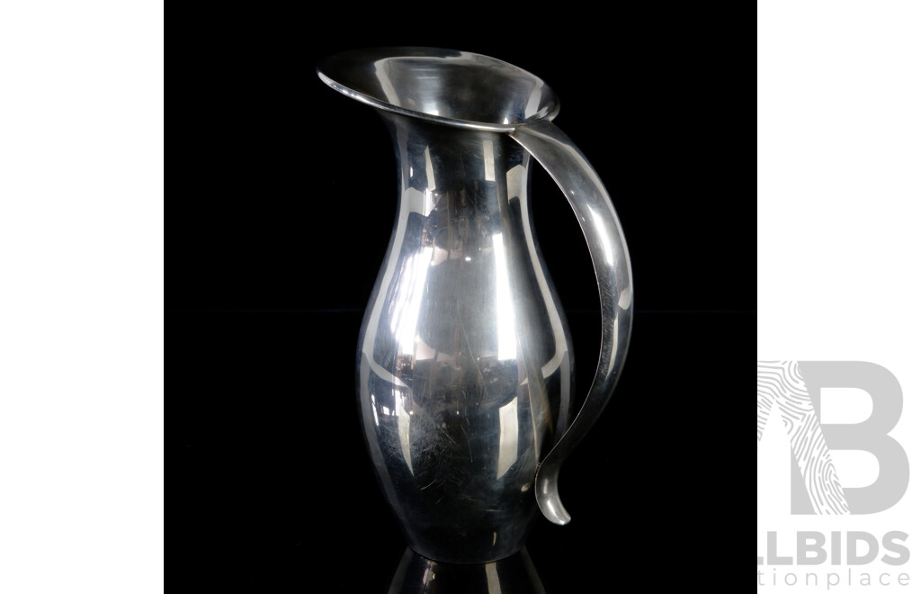 Fantastic Modernist Mexican Sterling Silver Pitcher by Tane Orfebres, Weight 720gm