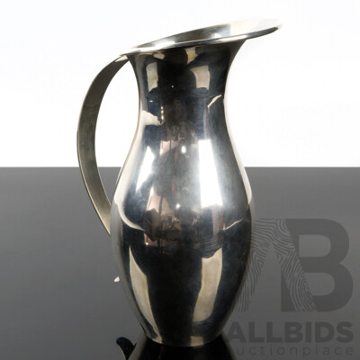 Fantastic Modernist Mexican Sterling Silver Pitcher by Tane Orfebres, Weight 720gm